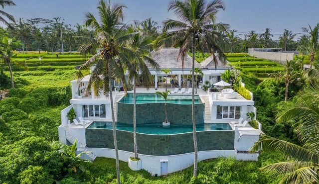 2 Infinity Pools Jungle View Luxury Ubud 4BR Villa