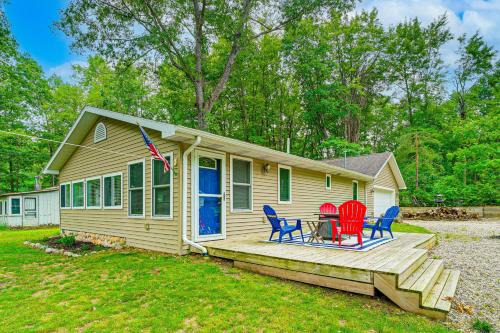 2 MI to the Lake Mecosta Getaway with Fire Pit!