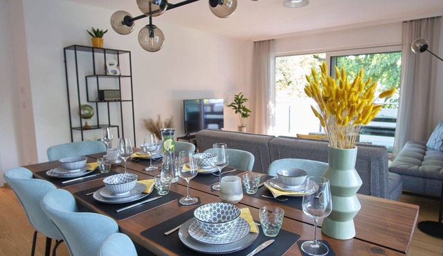 2 min to Thermal Bath/5 min to St Georg clinic I 120sqm with balcony in Bad Aibling