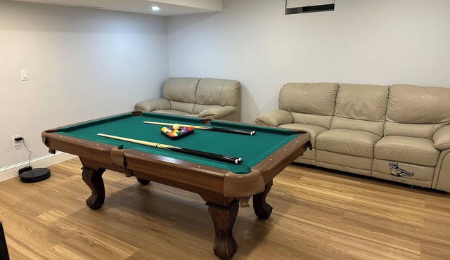 2 New luxury units A & B: UP & Down; 7 bd 5.5 bath, 2 EV parking and game table