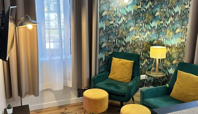 2-person air-conditioned 1-bedroom apartment near Aïga Resort Grand Sarcoui A01