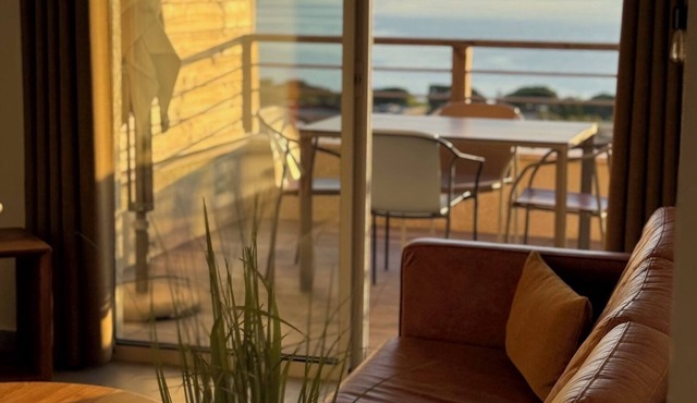 2-person apartment with panoramic sea view over the Gulf of Ajaccio