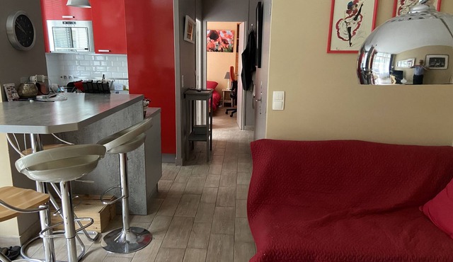 2 pièces entre Montmartre et Batignolles . Wifi. Parking en option