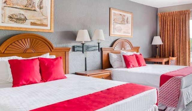 2 Queen Bed Room Perfect for Pet Owners! | Free Parking | Outdoor Pool