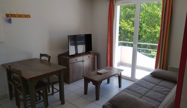 2-ROOM APARTMENT BALCONY SWIMMING POOL VILLAGE GOÉLIA