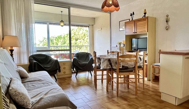 2-room apartment, beach access, parking, sleeps 4 - Argelès-sur-Mer