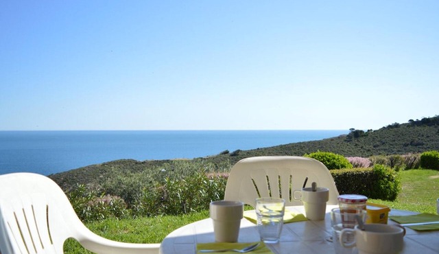 2-room apartment in Banyuls-sur-Mer with sea view and parking