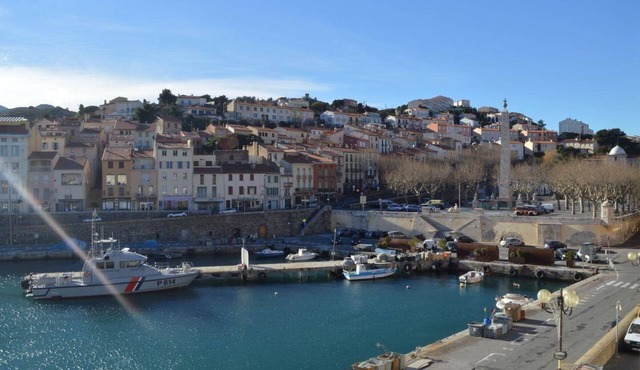 2-room apartment for 4, Port-Vendres, sea view