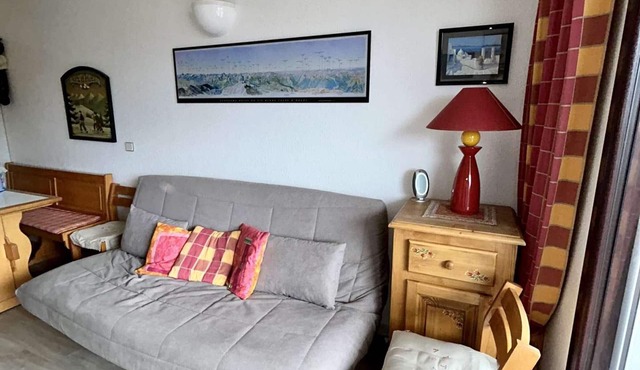 2-room apartment for 6, close to slopes and shops, balcony, pets OK, L'Alpe d'Huez