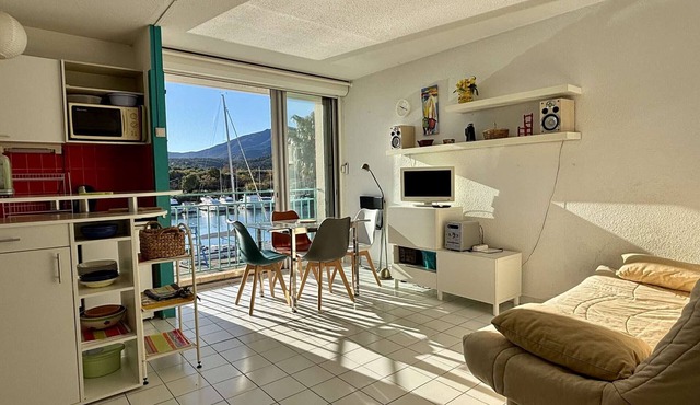 2-room apt, aircon, 150m from sea, garage - Argelès-sur-Mer