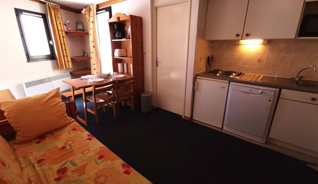 2-room at the foot of the slopes, near lifts