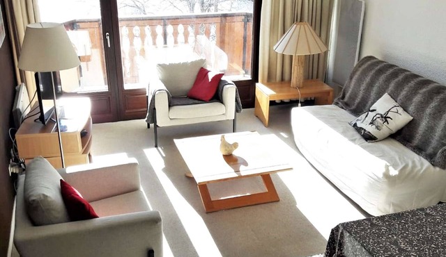 2-room cabin for 6, south balcony - Alpe d'Huez