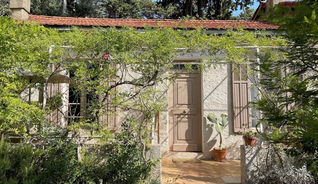 2-room house with terrace in greenery.