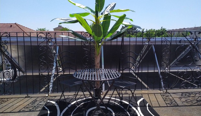 2 rooms, Terrace 18 m2, near Strasbourg