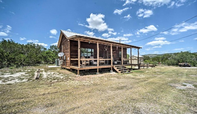 2 Rustic Cabins with Porches on Remote Ranch!