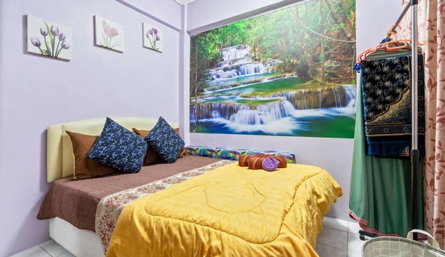 2 scenic air cond bedrooms, 1 room ceiling fan, near Bandar Rawang