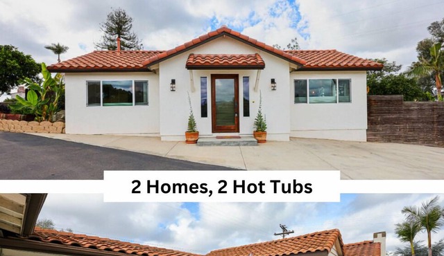 2 Separate Homes w 2 hot tub - The Vineyard Retreat - New listing
