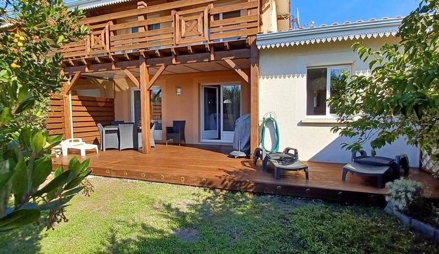2 STEPS FROM ARCACHON BASIN AND NEAR OCEAN BEACHES
