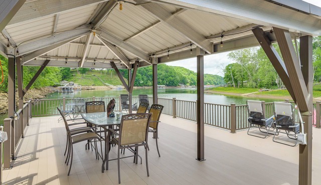 2-Story Dock & Deck at Huge Family Home in Doyle!