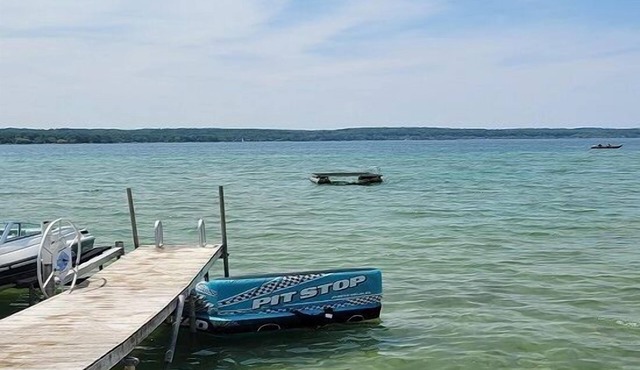 2 story home across from beautiful Portage Lake.