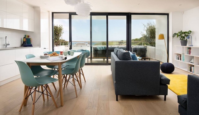 2 THE BAY - contemporary apartment with magnificent views over Coldingham Bay.