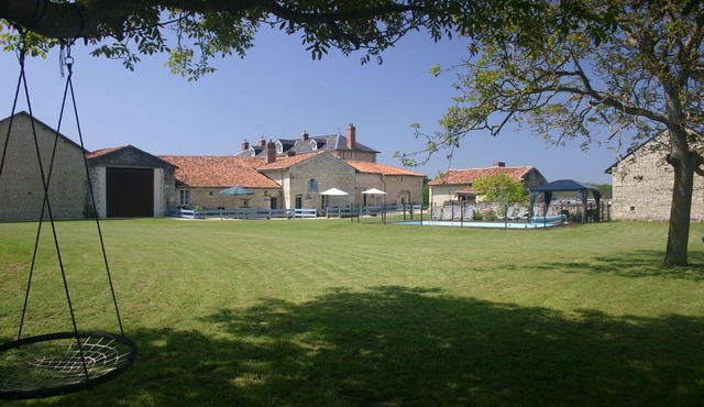 2 well equipped character gites with swimming pool, game room & large gardens