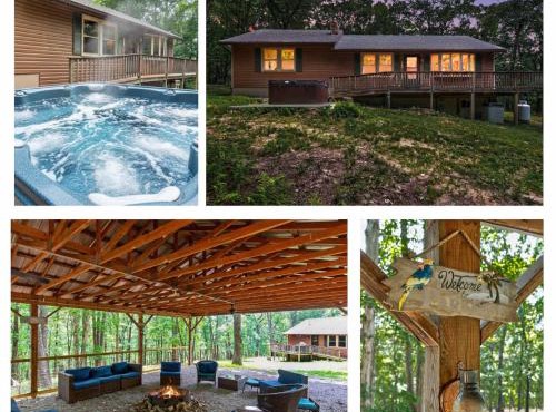 20 acres w Private Pavilion, Fireplace & Fire Pit