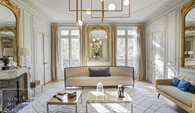 200 sqm Napoléon III style - Modern Chic - 3 bedrooms - Champs Elysées