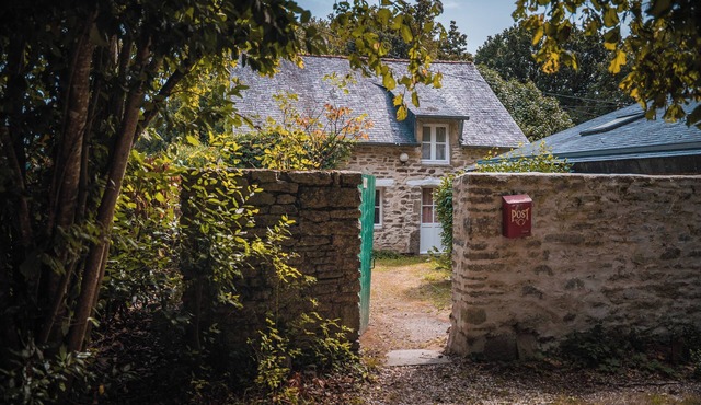 200-year-old forge with fireplace in the countryside