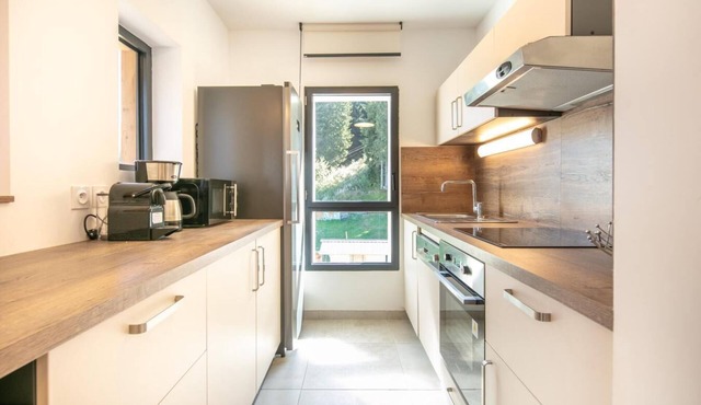 200m from resort center, tv, ski locker, 102m², Les 7 Laux