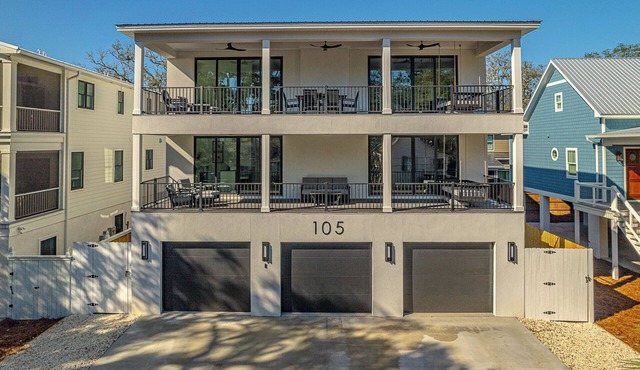 2025 - 6 Bed 9 Bath Luxury House W/Private HEATABLE POOL&HOT TUB Steps to Beach