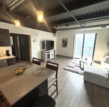 203 - New Luxury Downtown Condo with Fireplace