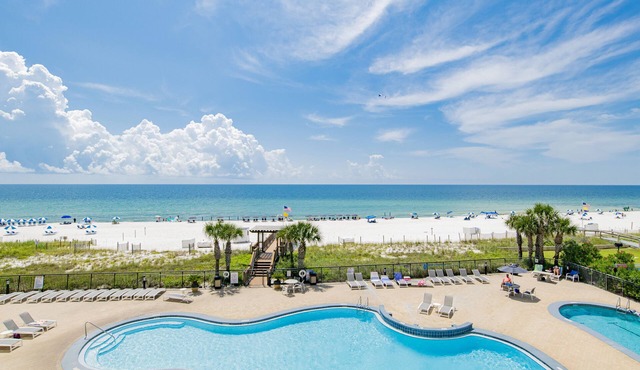 204 Palacio, low floor professionally decorated gulf front condo!