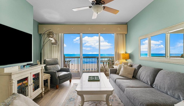 208 Celadon Beach Free Beach Service for FOUR! 2BR/2BA and Custom Bunk Room!