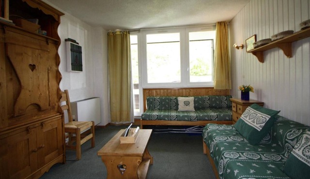 20m from resort center, Ground floor, balcony, tv, ski locker, 24m², Tignes