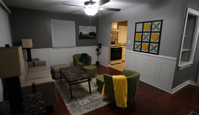 20mins from beach, 10guests/WIFI/1.2 baths/ping pong/pool table/treadmill n