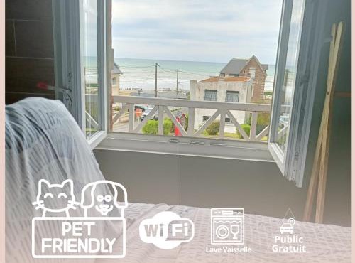 22- Studio Augustine - Vue Mer - Parking gratuit- 4 pattes bienvenues - AULT ONIVAL