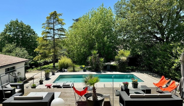 220m2 family villa for 12 people, barbecue pool & boules court