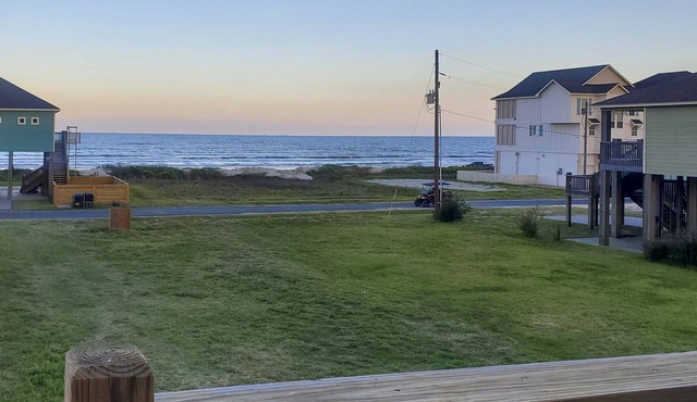 225 Feet to Shore! Ocean-View Crystal Beach Escape
