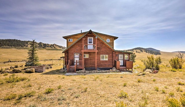 22STR-00360 Fairplay Cabin with Fire Pit, Mtn Views!