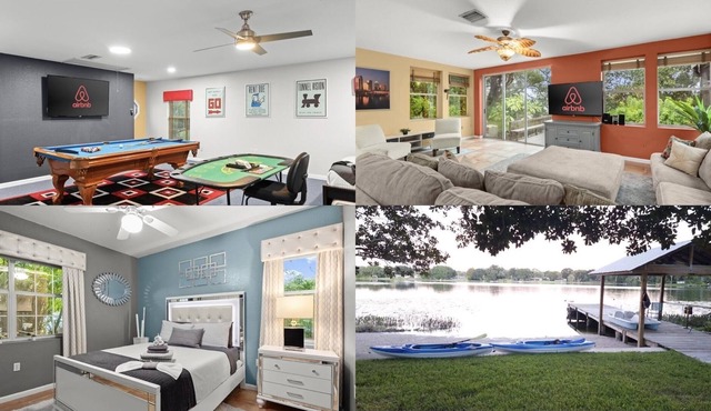 24 sleeps! TAMPA BAY LAKEHOUSE, Fully loaded, great location