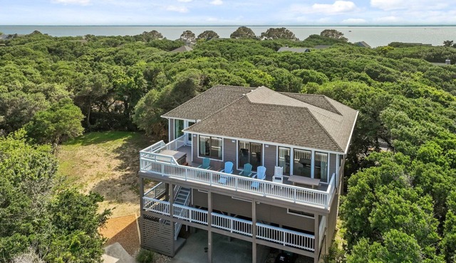 2444 - Sea Forever, Charming Sanderling home featuring stunning ocean views from the top deck