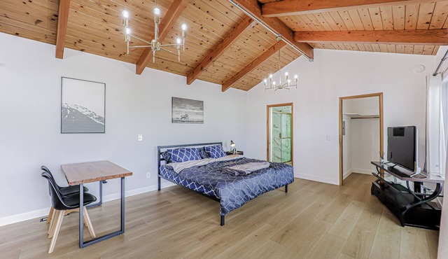 246C - Large Studio w/Kitchenette, Laundry & Deck