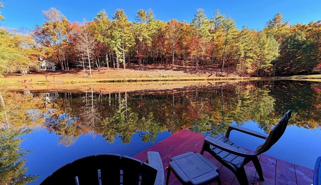 25-Acre Secluded Ranch, Private Lake, 2 Homes, Sleeps 12 Near Dahlonega Wineries