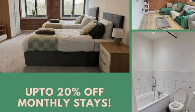 25% OFF | Cosy 2-Bed Apartment in Central Bradford