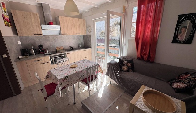250 metres from the spa: superb T1bis in a quiet location