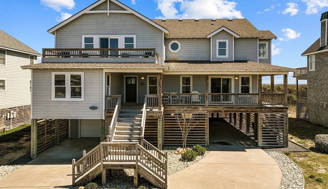2500 - Cats Pause, Sanderling home with amazing oceanfront views from top two floors