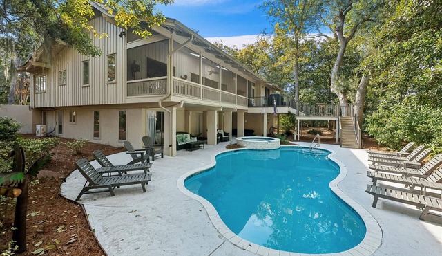 26 W Beach Lagoon - 3rd Row Ocean Home in Sea Pines