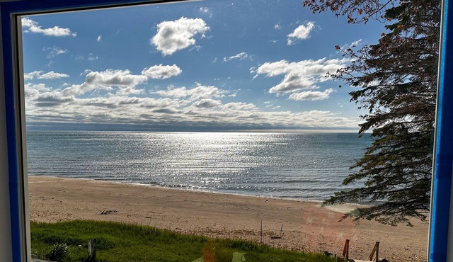 260 Feet of Sandy Lake Michigan Beachfront