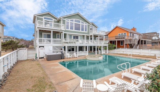 2869 - Seascape, Oceanfront home, private heated pool complete with swim up bar & in-pool seating